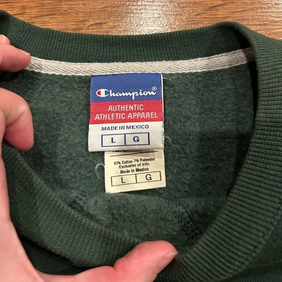 Vintage Green Bay Packers Embroidered Crew Neck Size Large Men’s Women’s - Picture 3 of 8